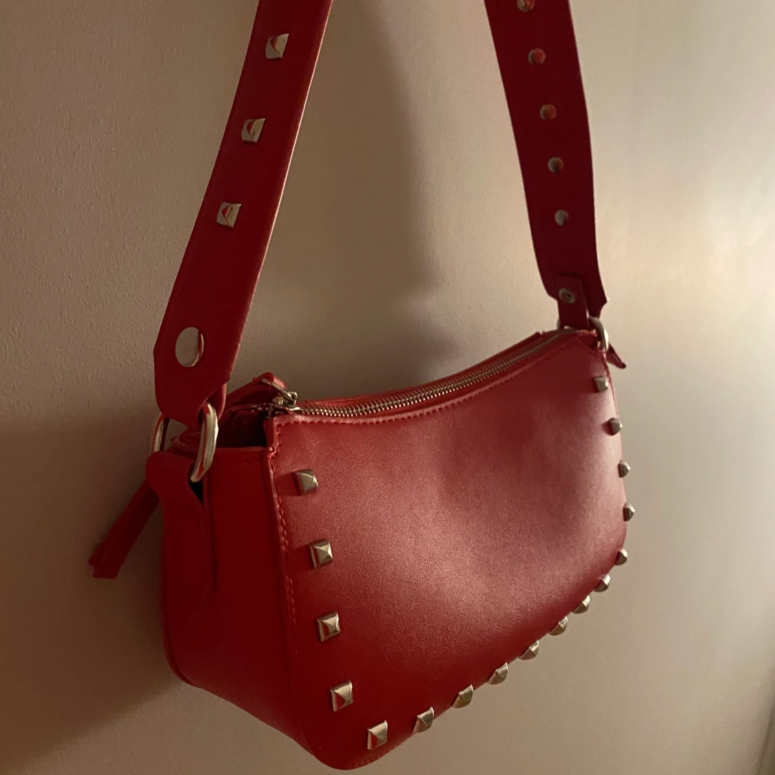 Röd handväska 