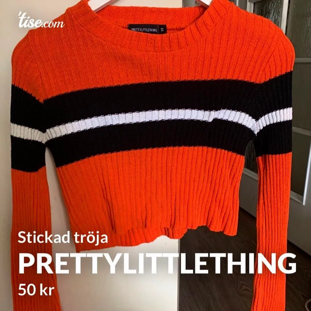 Säljer denna fina långärmade tröjan köpt Från Prettylittlething förra året. Storlek M. Tyvärr står den bara i garderoben, därför säljer jag den! Fint skick, som ny. Tröjor & Koftor.