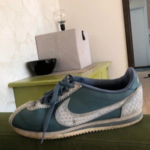 Nike skor - Nikeskor i storlek 40. Dock ganska små i storleken så skulle säga att dom mer sitter som 39. Aningen slitna därav priset. Men i bra skick! Inga hål eller liknande!!
