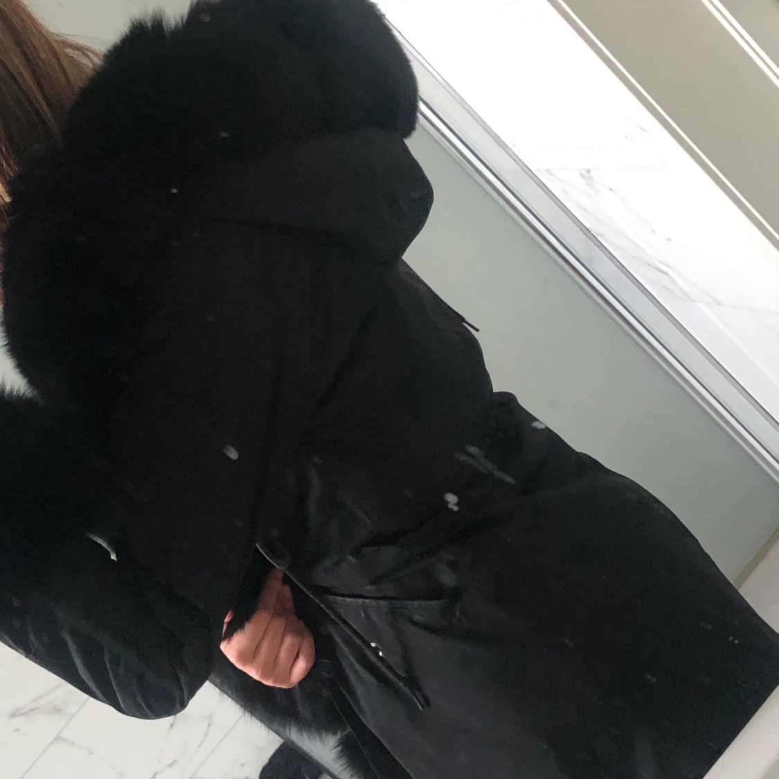 Svart vinterjacka  - 91