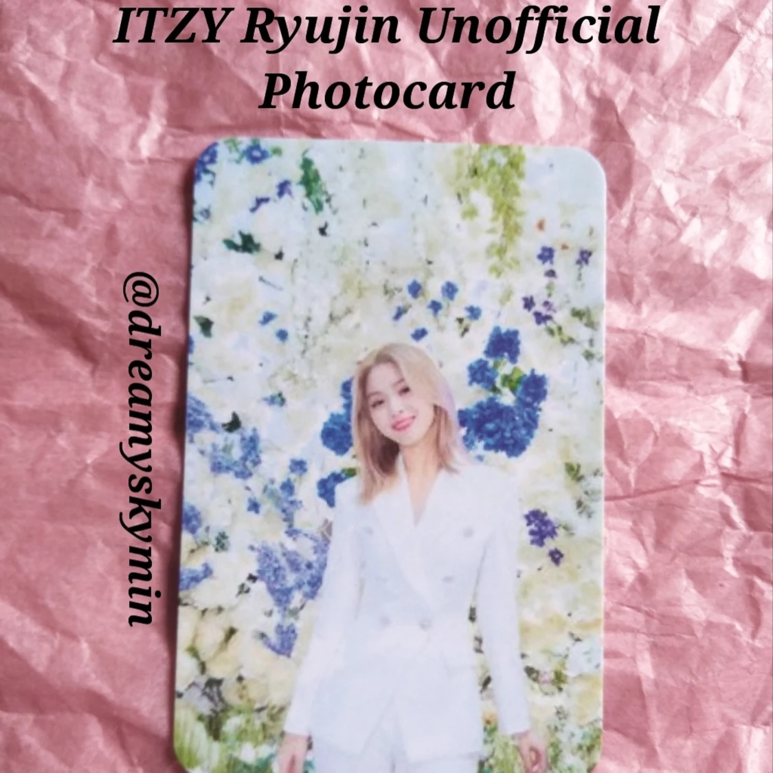 ITZY Ryujin Unofficial Photocard
