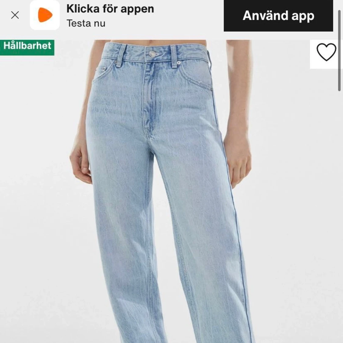 Bershka straight leg jeans - 90