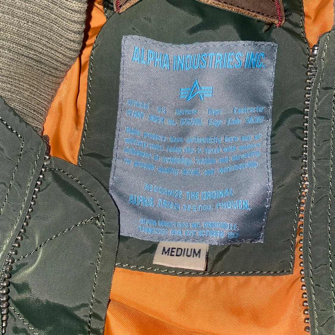 Alpha industries storlek M - 90