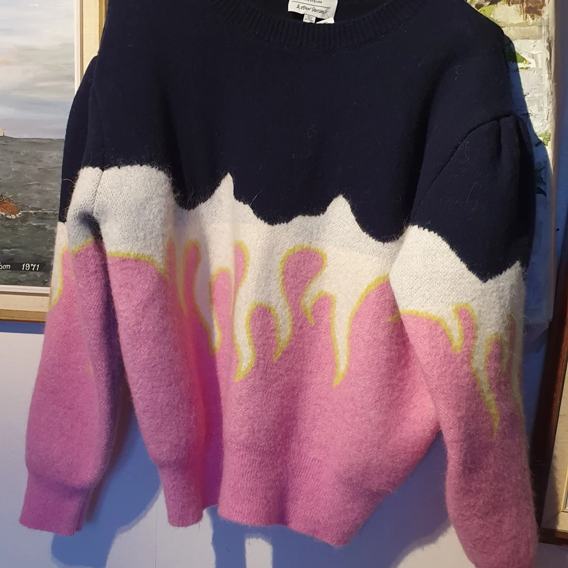 Stickad sit,sexig och unik tröja  - 90