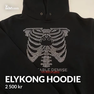Elykong hoodie - Reckless Scholars hoodie, størrelse medium. I super tilstand uten bruksmerker, veldig komfortabelt materialet. Kan sendes hvis kjøper betaler frakt🥰
