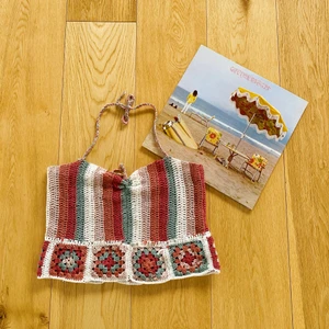 Intressekoll på denna virkade toppen - Superfin topp som jag har virkat själv och gjort eget mönster! Funderar på att sälja den men jag är inte helt säker! Därför säljer jag bara vid bra bud!