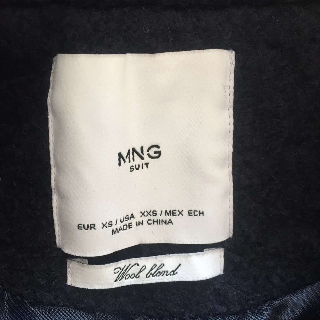 Mango kappa blå översize - 90