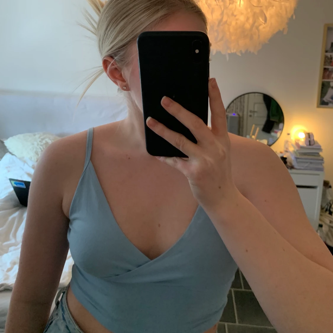 Ljusblått linne💙💙💙 - 90