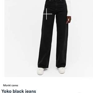 Säljer mina jeans från Monki i modellen Yoko☺️ i bra skick