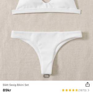 säljer min superfina bikini från shein, helt oanvänd och säljer då den är för liten för mig☺️ nypris 89kr mitt pris 50kr
