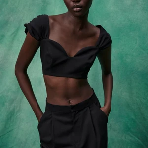 Superfin kort topp från Zara - Oanvänd med lappar kvar, säljes pga gått ner i vikt från art jag köpte den så blivit lite stor. Skickas mot fraktkostnad eller häntas i Vällingby