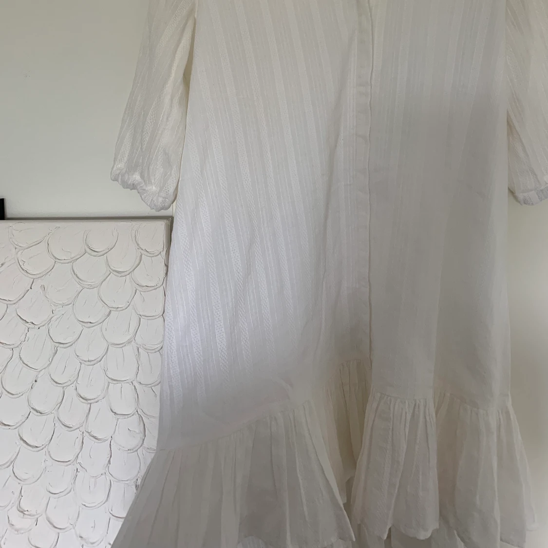 Klänning med volang - 90