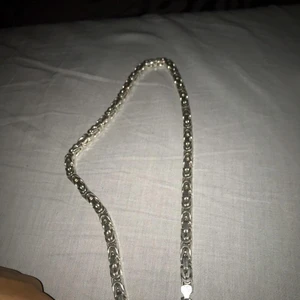 Silverkedja 925s  - Äkta Snygg kraftfull kejsarlänk i silver, bredd 7.8 mm väger 171 gram.