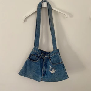 Väska/påse av jeans  - Så cool men använder sldrig