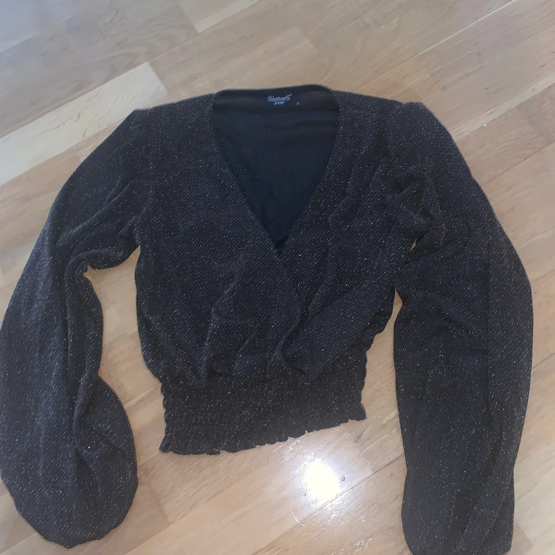 Guld-glittrig topp - 90