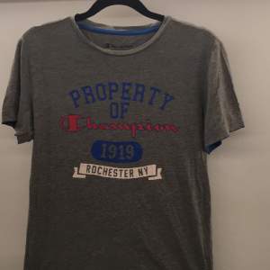 Fin grå champion tshirt kid collection i storlek junior large/ xs. Välanvänd och skön att sova och ha på sig på dagarna💕 frakt 45kr
