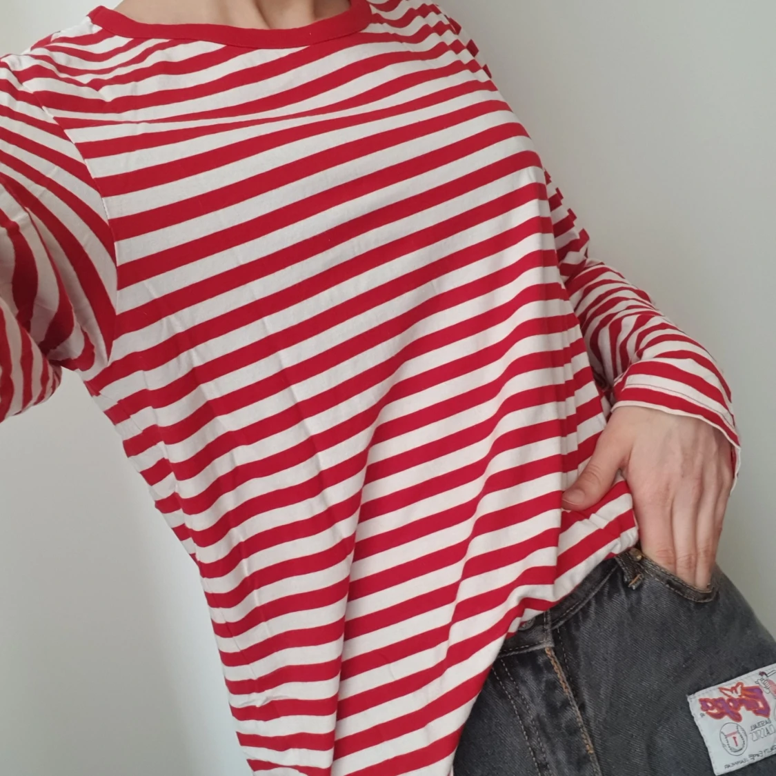 Röd-randig tröja
