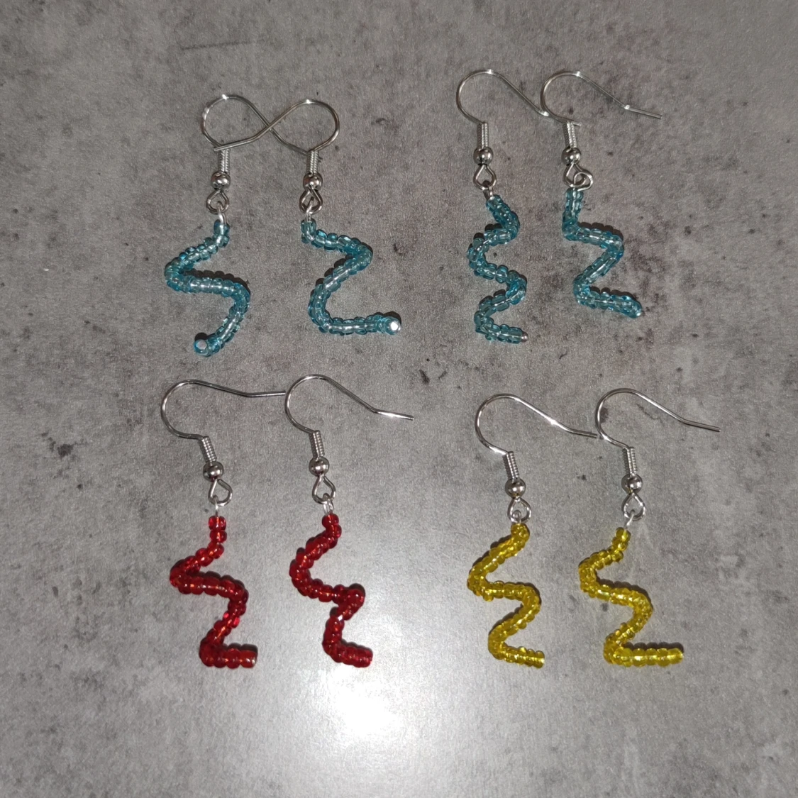 Handgjorda unika örhängen - 90