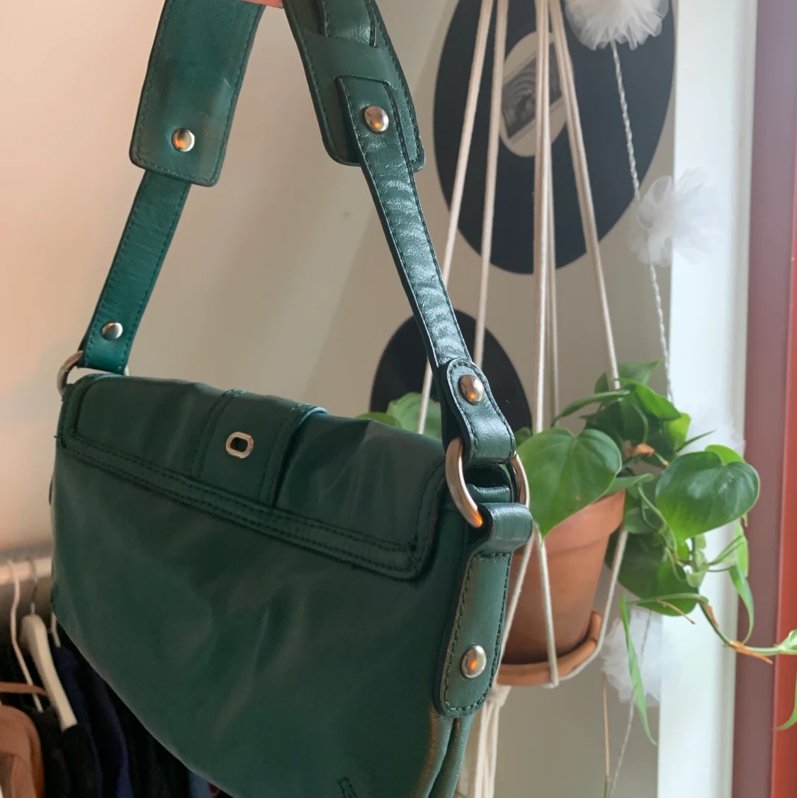 Jättefin grön väska  - 90