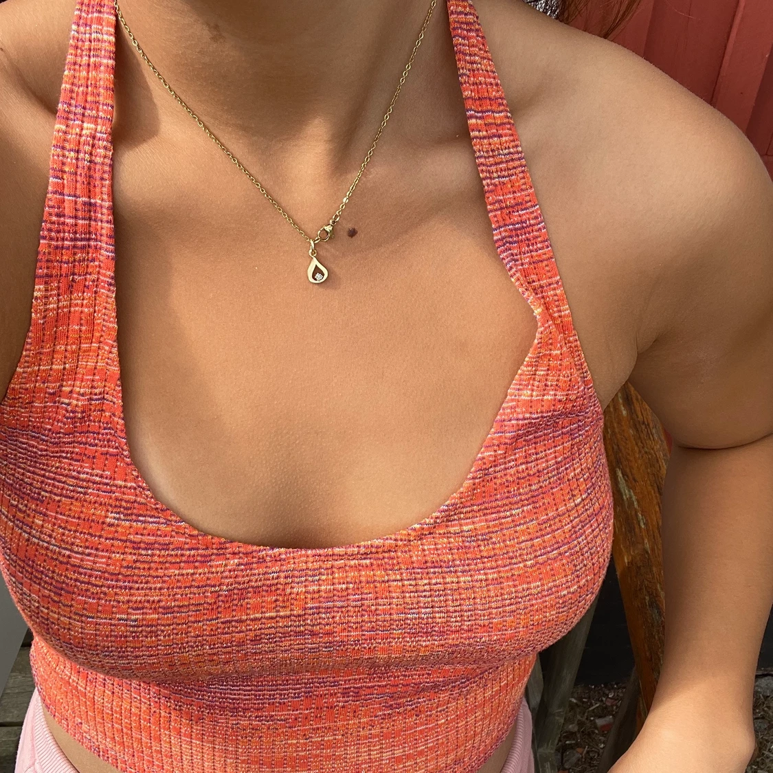 Halterneck topp - 90