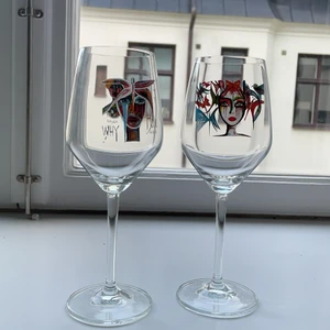 Carolina Gynning vinglas 2 st - Oanvända Carolina Gynning glas med kartong kvar nypris: 500