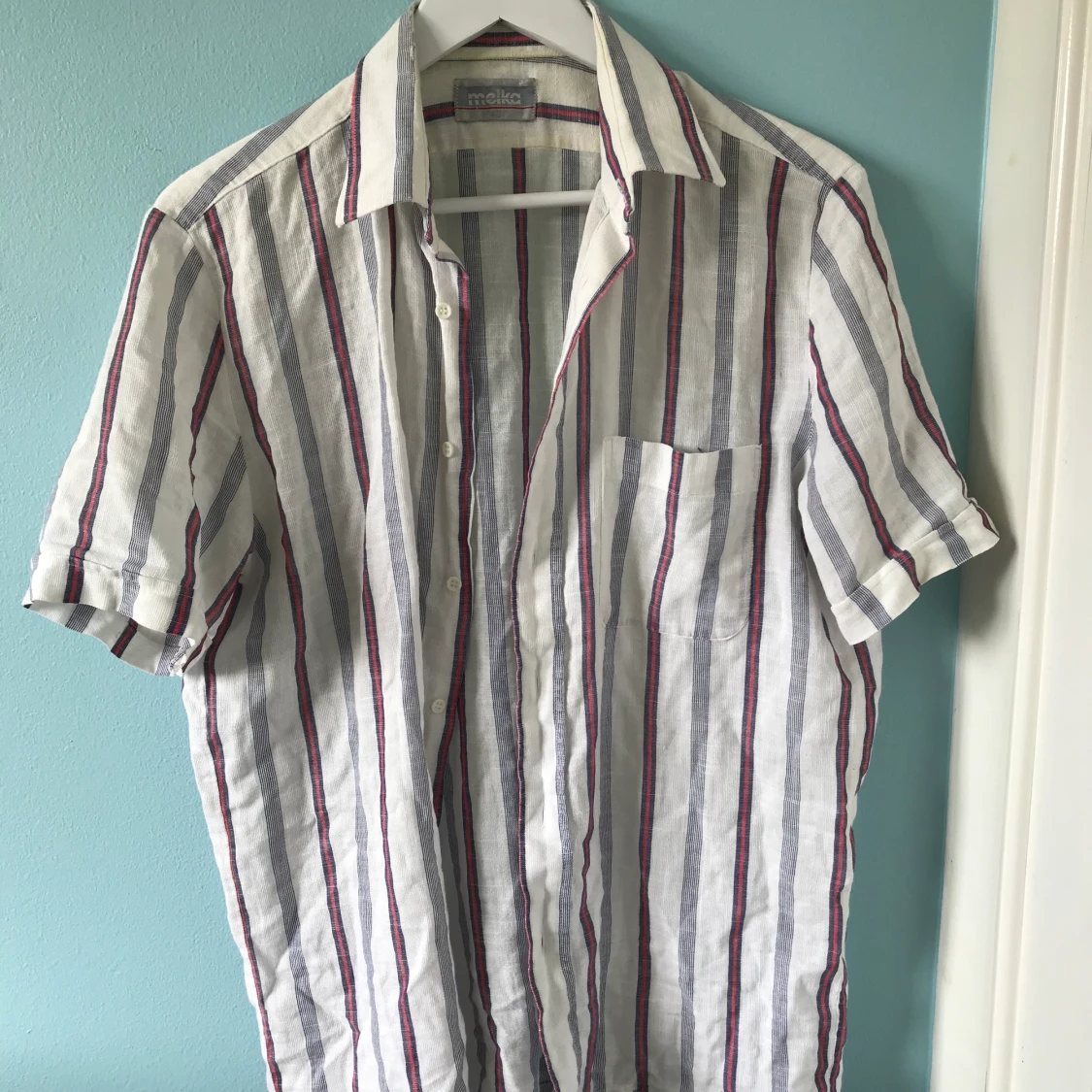 Kortärmad tunn skjorta - 90