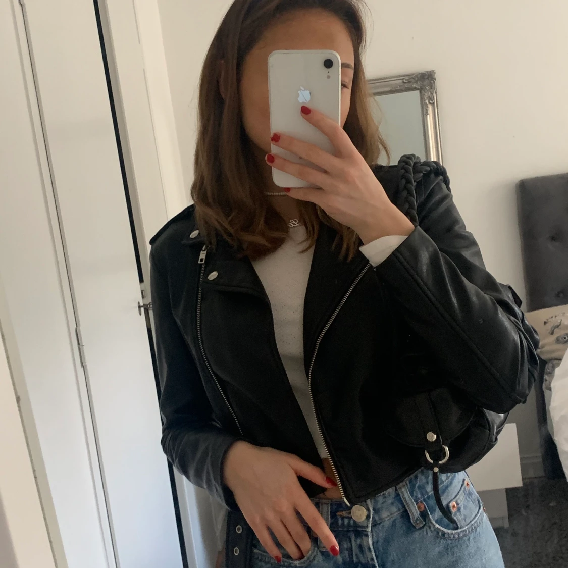 Skinnjacka vårjacka - 90