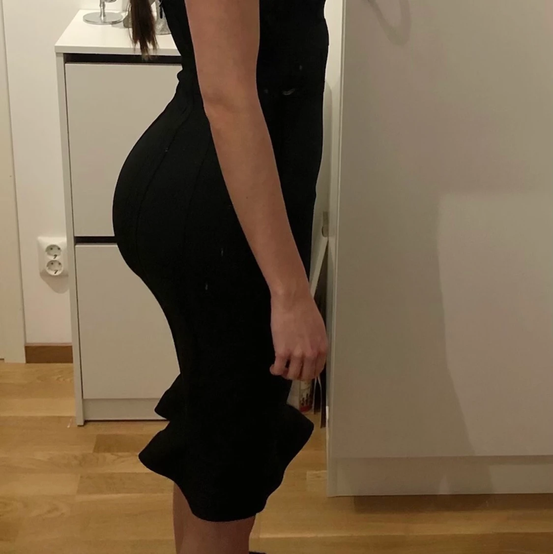 Svart bandageklänning - 91