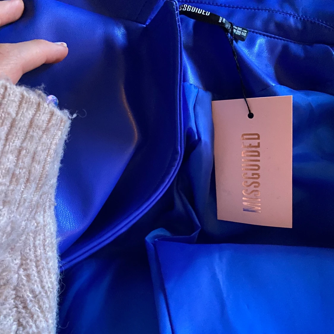 oversized skinn blazer - 91