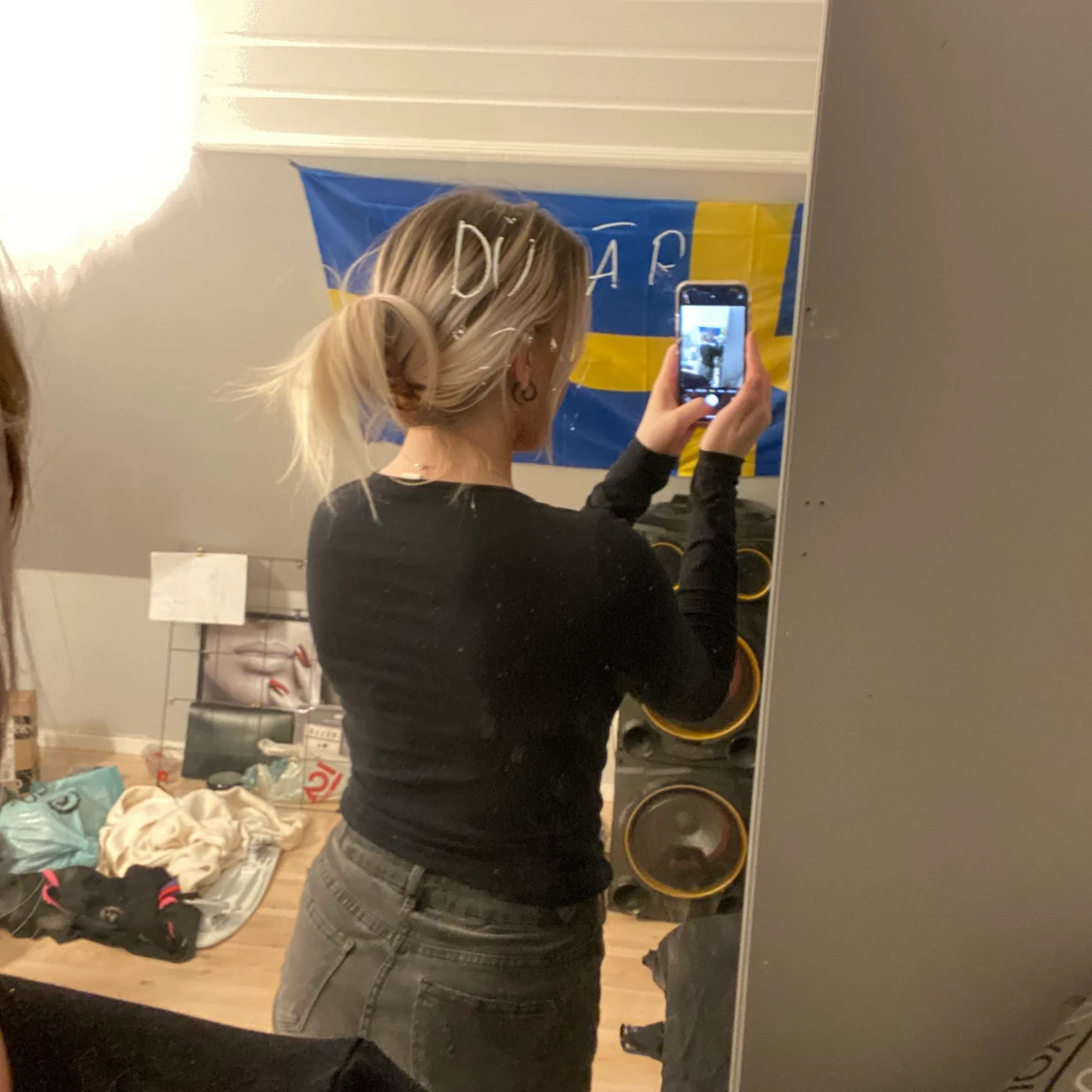 Svart vanlig tröja - 91