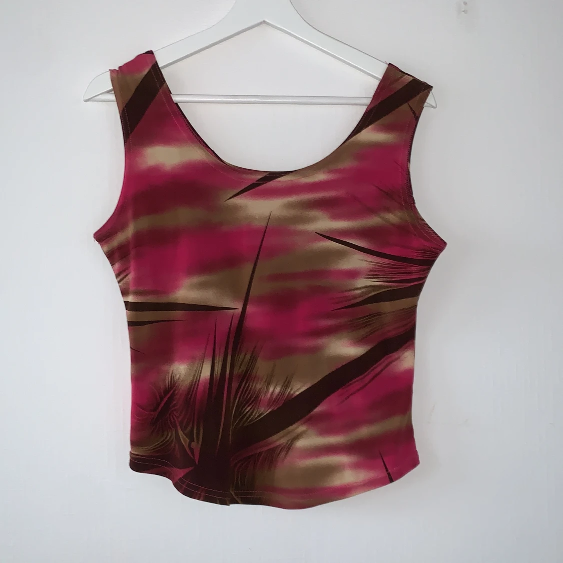 Brunrosa korsettopp - 90