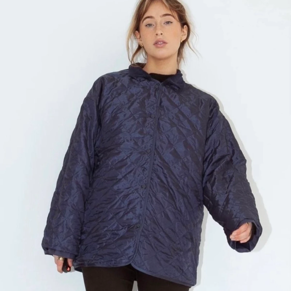 Blue boxy jacket  - 90