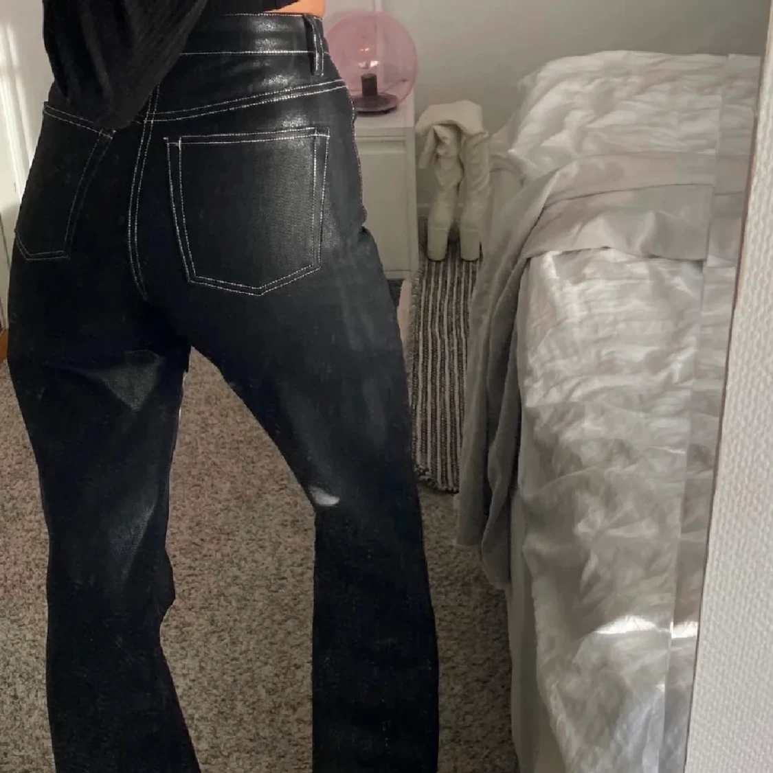 Topshop glansiga jeans - 91