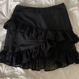 Volang kjol - Volangkjol med glittet 