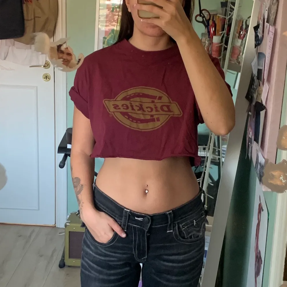 Avklippt dickies tröja!! Använt ytterst fåtal gånger. Storlek S. 💓✨. T-shirts.