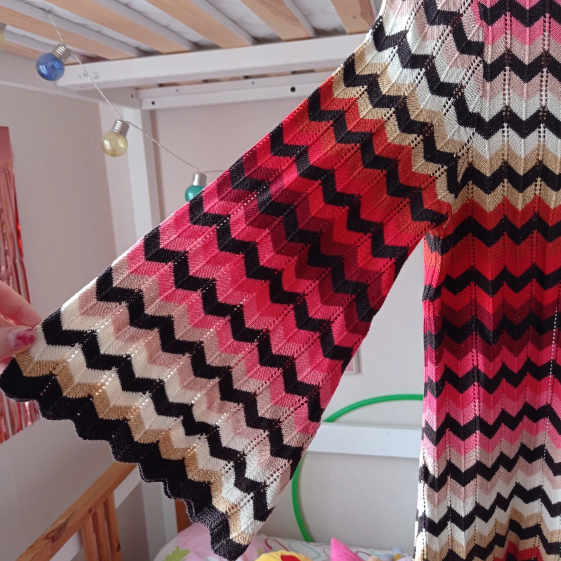 Stickad klänning storlek 40  - 91