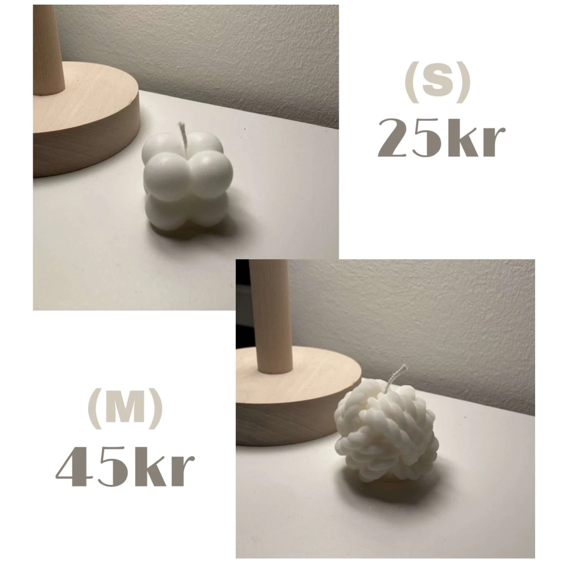 Handgjorda, återvunna ljus!  - 90