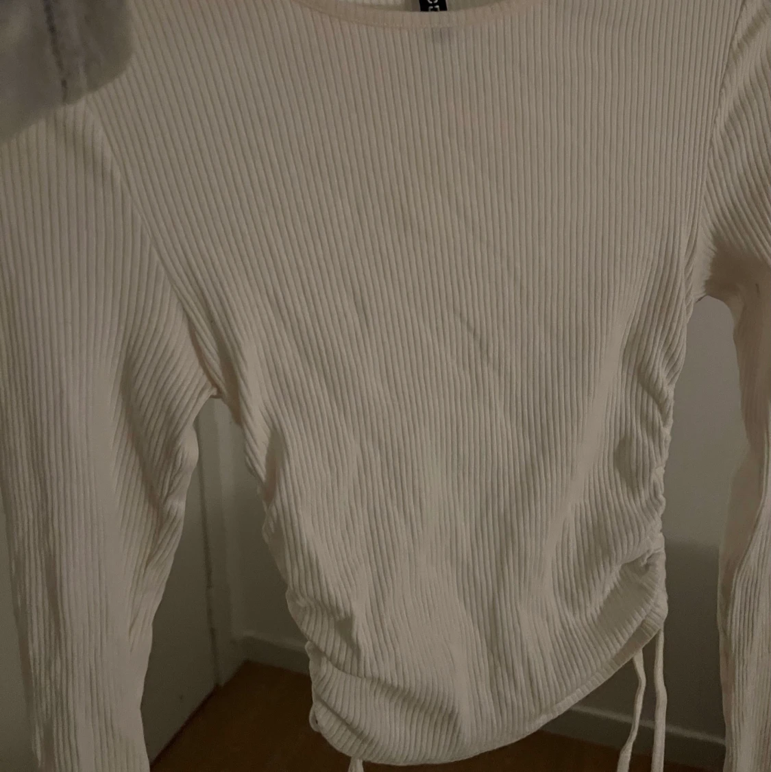 Vit långärmad tröja  - 90