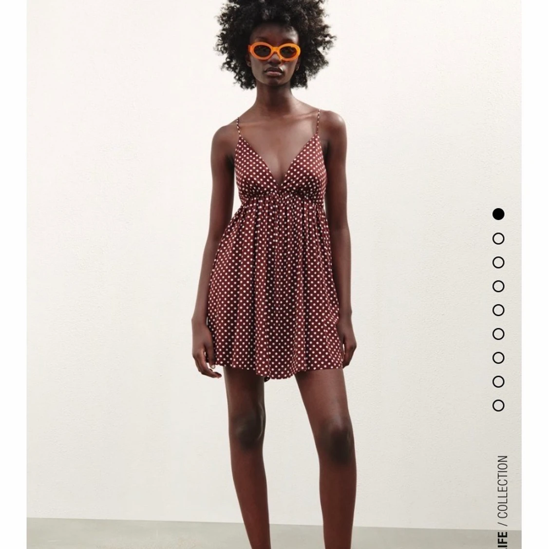 Prickig miniklänning Zara - 91