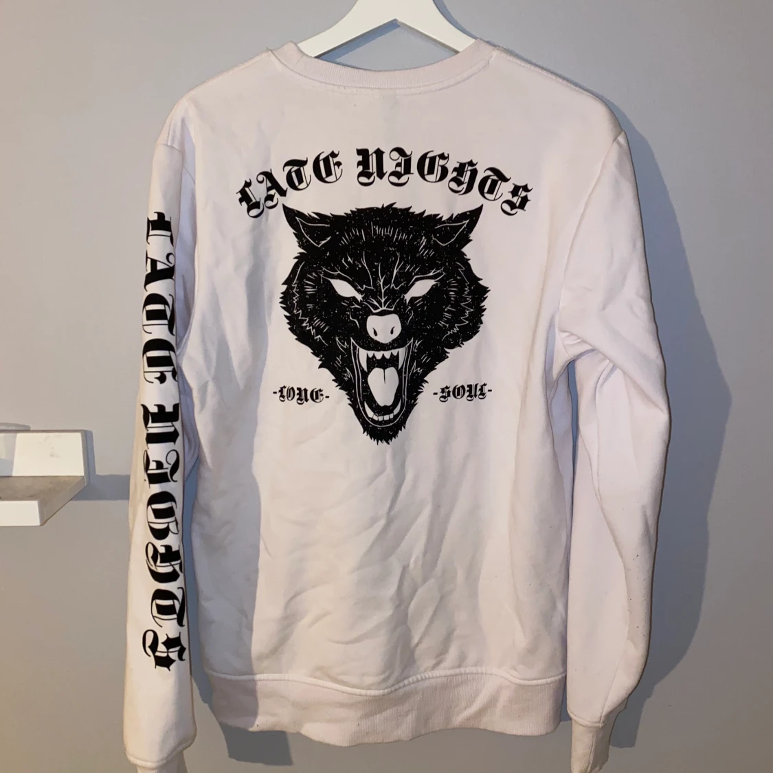 Sweatshirt med tryck - 90