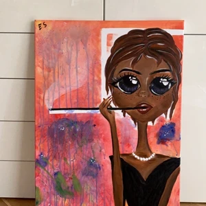 Tavla - Tavla målad av mig. 50x70cm. Hämtas i centrala Stockholm eller möts upp. BUDA från 500 ❤️