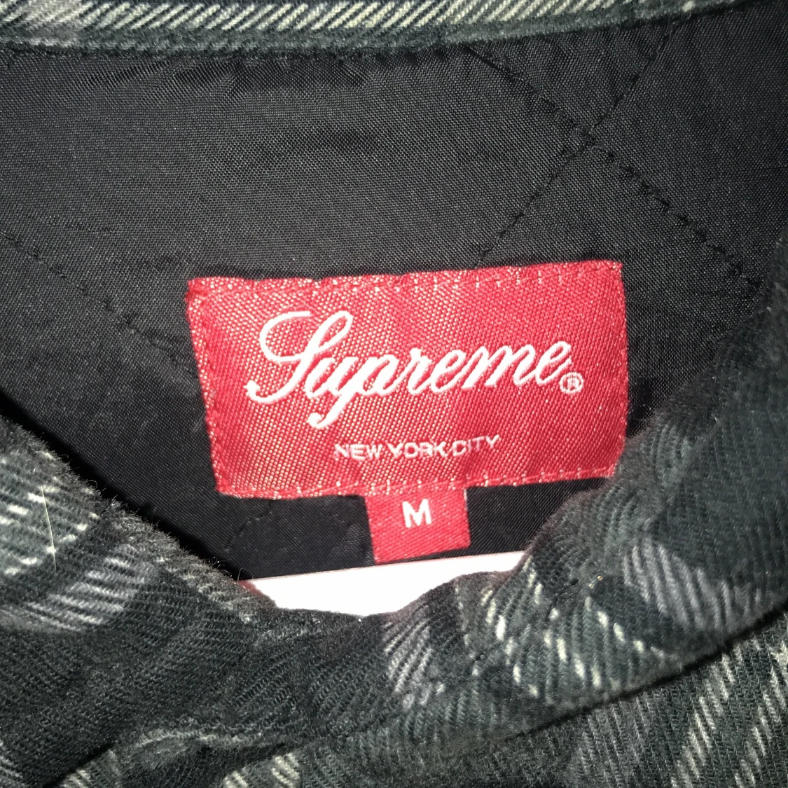 supreme x independent flannel overshirt - 90