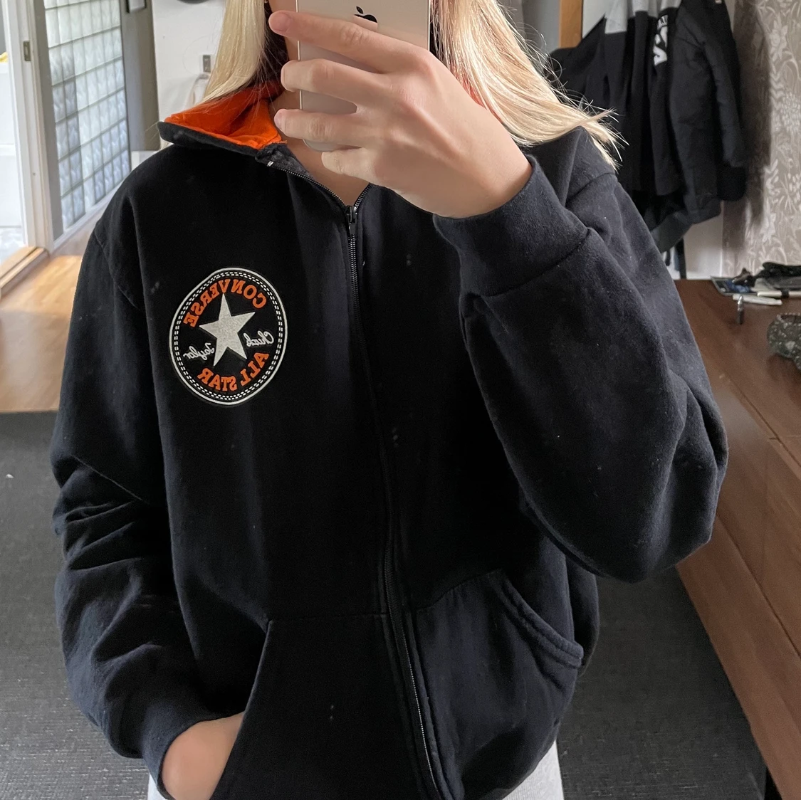 Converse all star zip hoodie