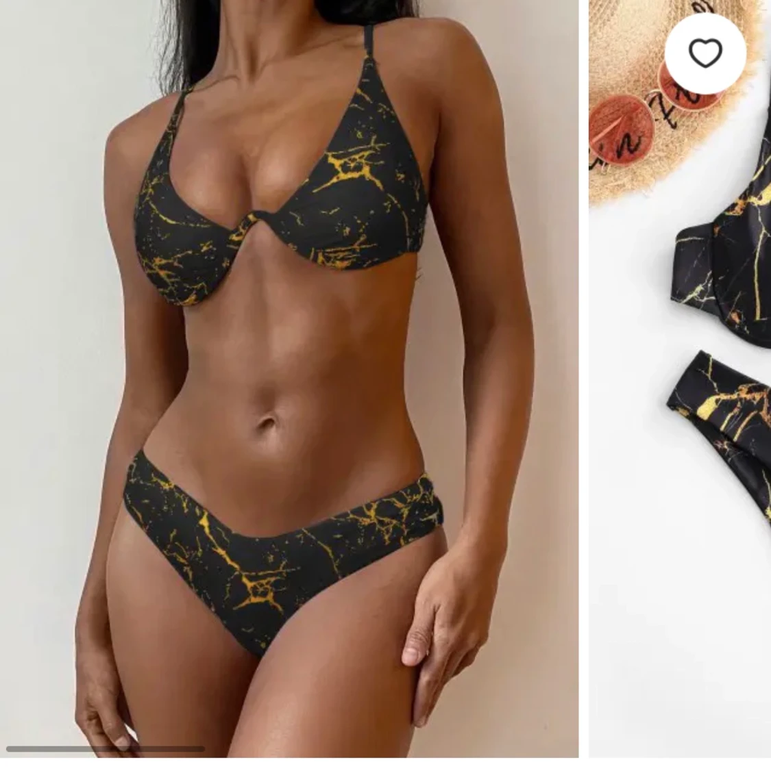 Snygg marmor bikini  - 90