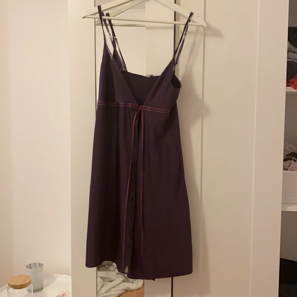 Mörklila klänning från Lindex  - 90