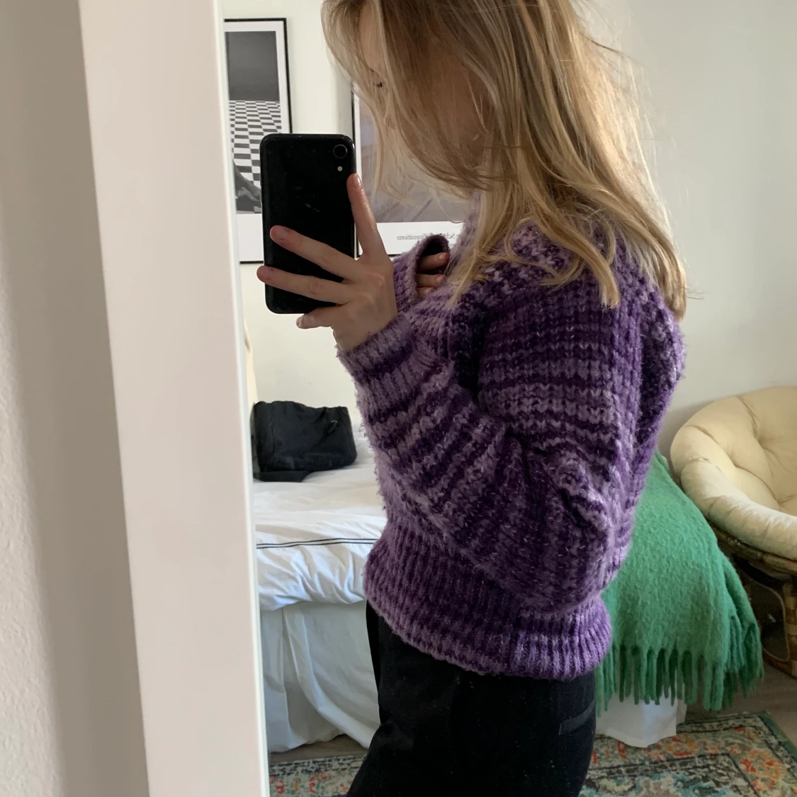 Stickad tröja från zara