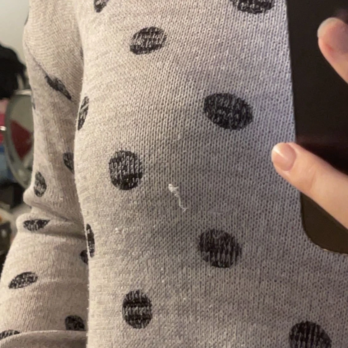 Prickig Långärmadtröja - 91