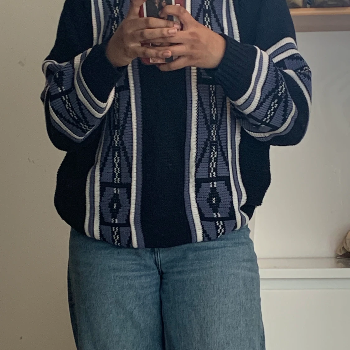 Oversized Knitted Tröja  - 91