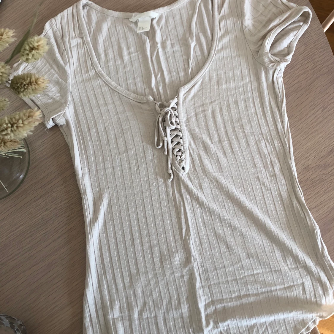 Beige topp, H&M stl S