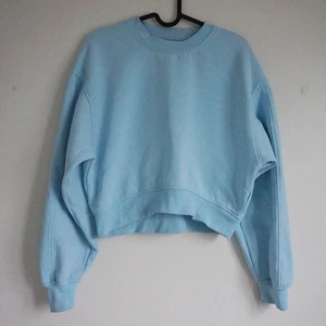 Blå tröja/sweatshirt från Bershka  - Knappt använd! 